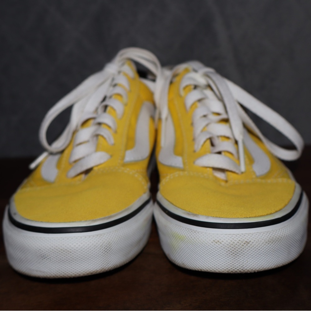 Vans Unisex Old Skool Shoes ‘Vibrant Yellow' - Picture 5 of 13